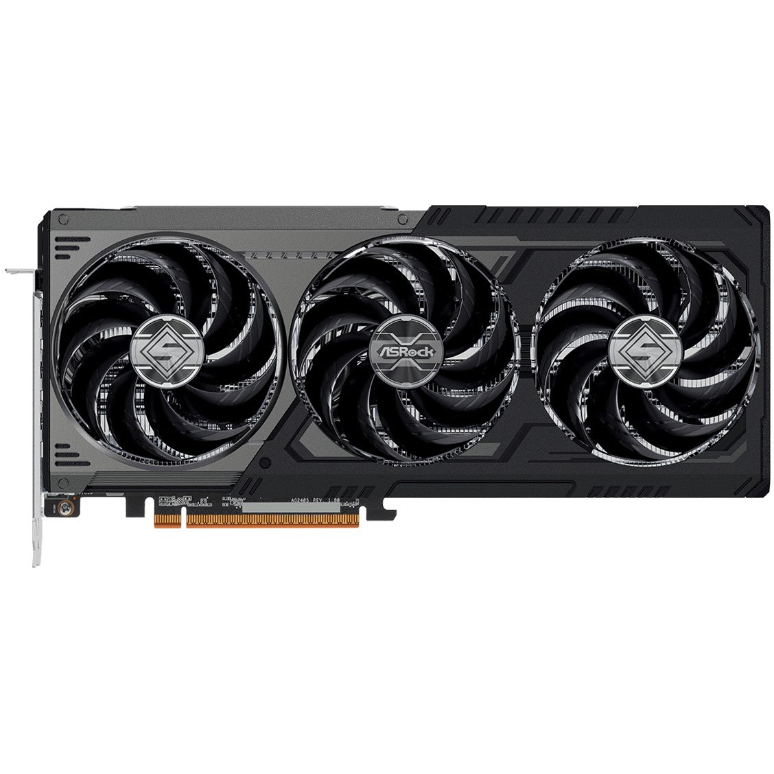Asrock Radeon RX 9070 XT Steel Legend Dark. Radeon RX 9070 XT. 16 GB. GDDR6. 256 bita. 7680 x 4320 piksela. PCI Express x16 5.0