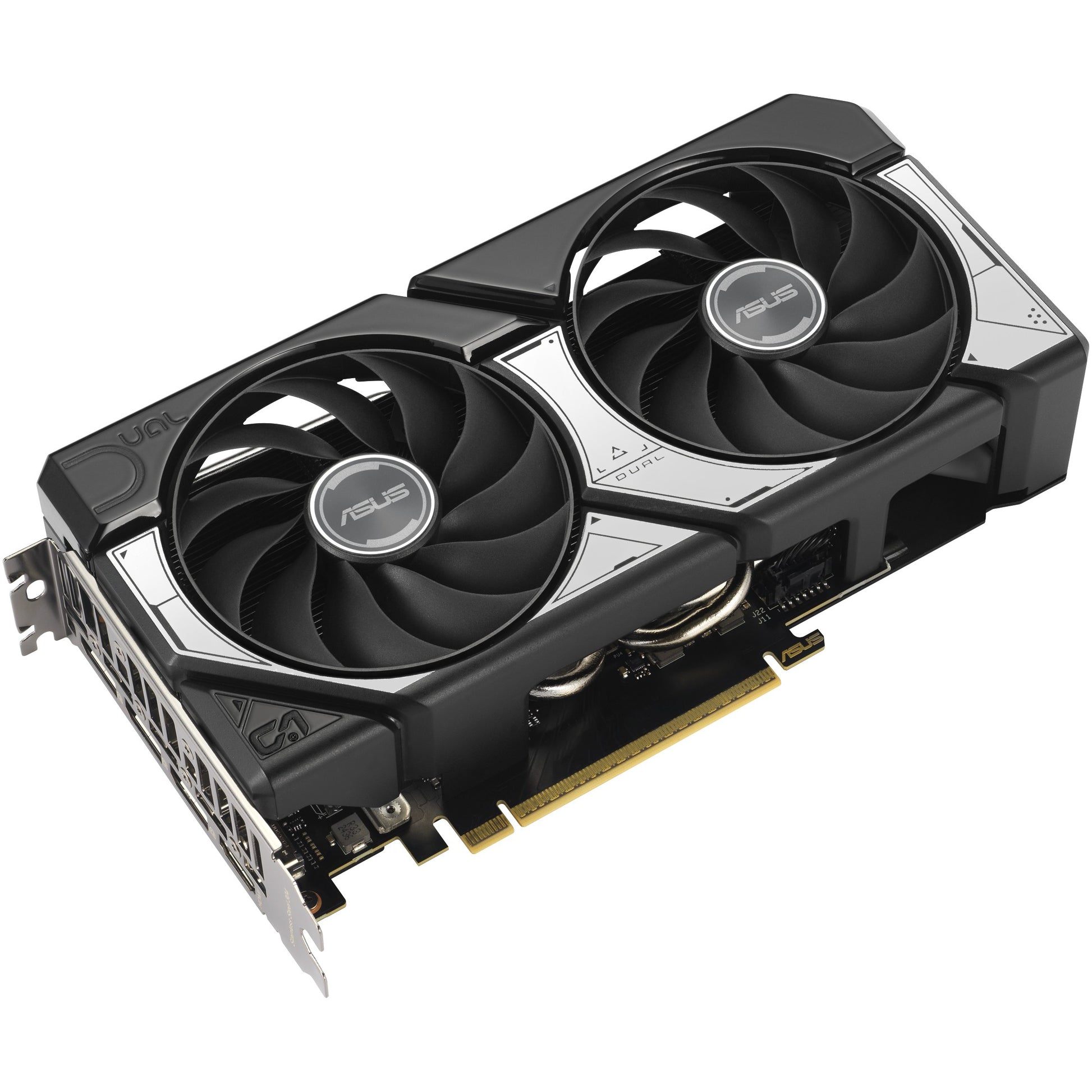 ASUS Dual-RTX5060TI-O8G. GeForce RTX 5060 Ti. 8GB. GDDR7. 128 bita. 7680 x 4320 piksela. PCI Express 5.0