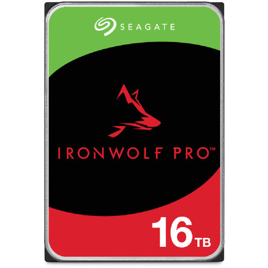 Seagate IronWolf Pro ST16000NT001. 16TB. 7200 o/min. 256MB. 3.5". Serial ATA III