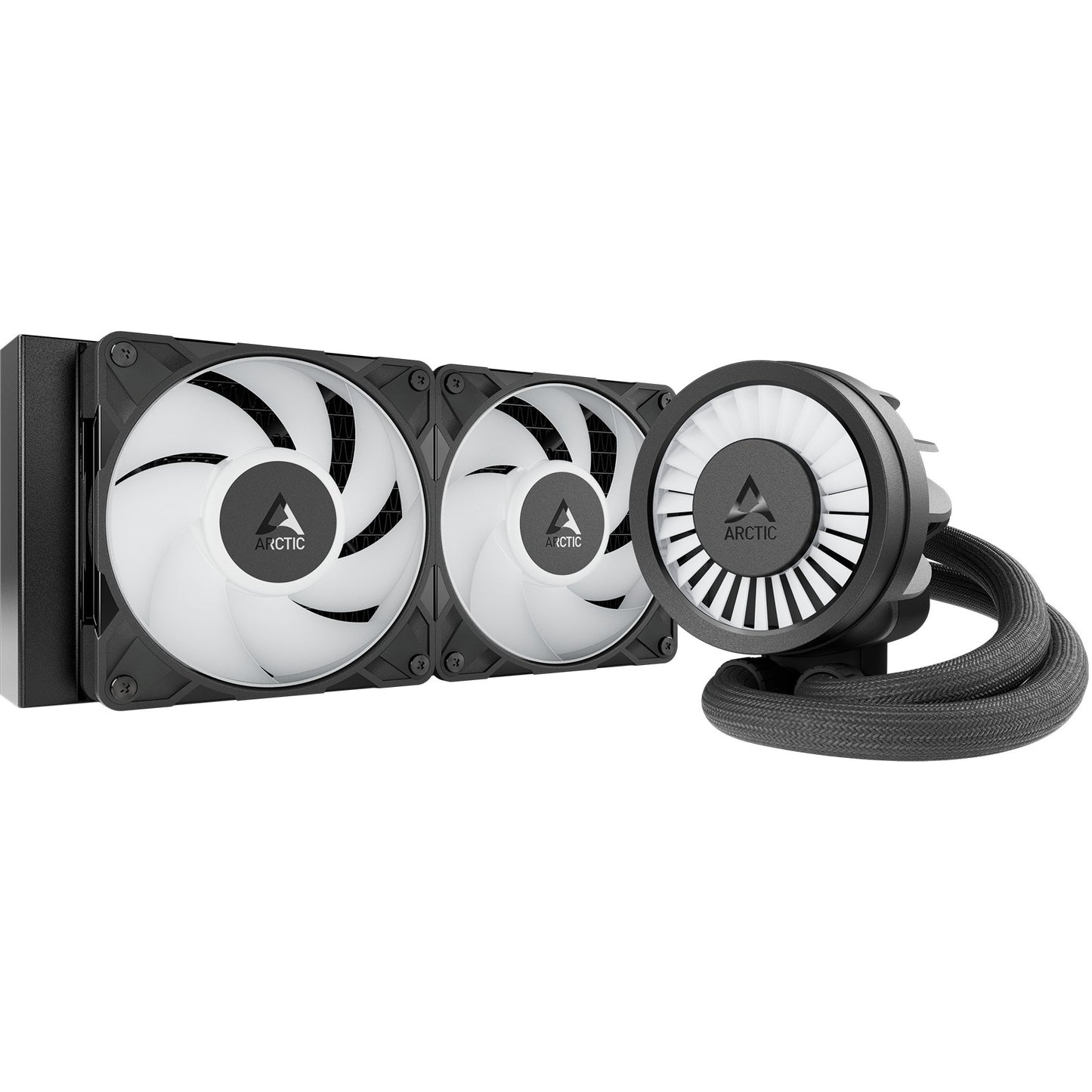ARCTIC Liquid Freezer III Pro 240 A-RGB - Višekompatibilni all-in-one CPU vodeni hladnjak sa A-RGB podešavanjem. All-in-one tečni hladnjak. 12 cm. 131 m³/h. Crna. Bijela.