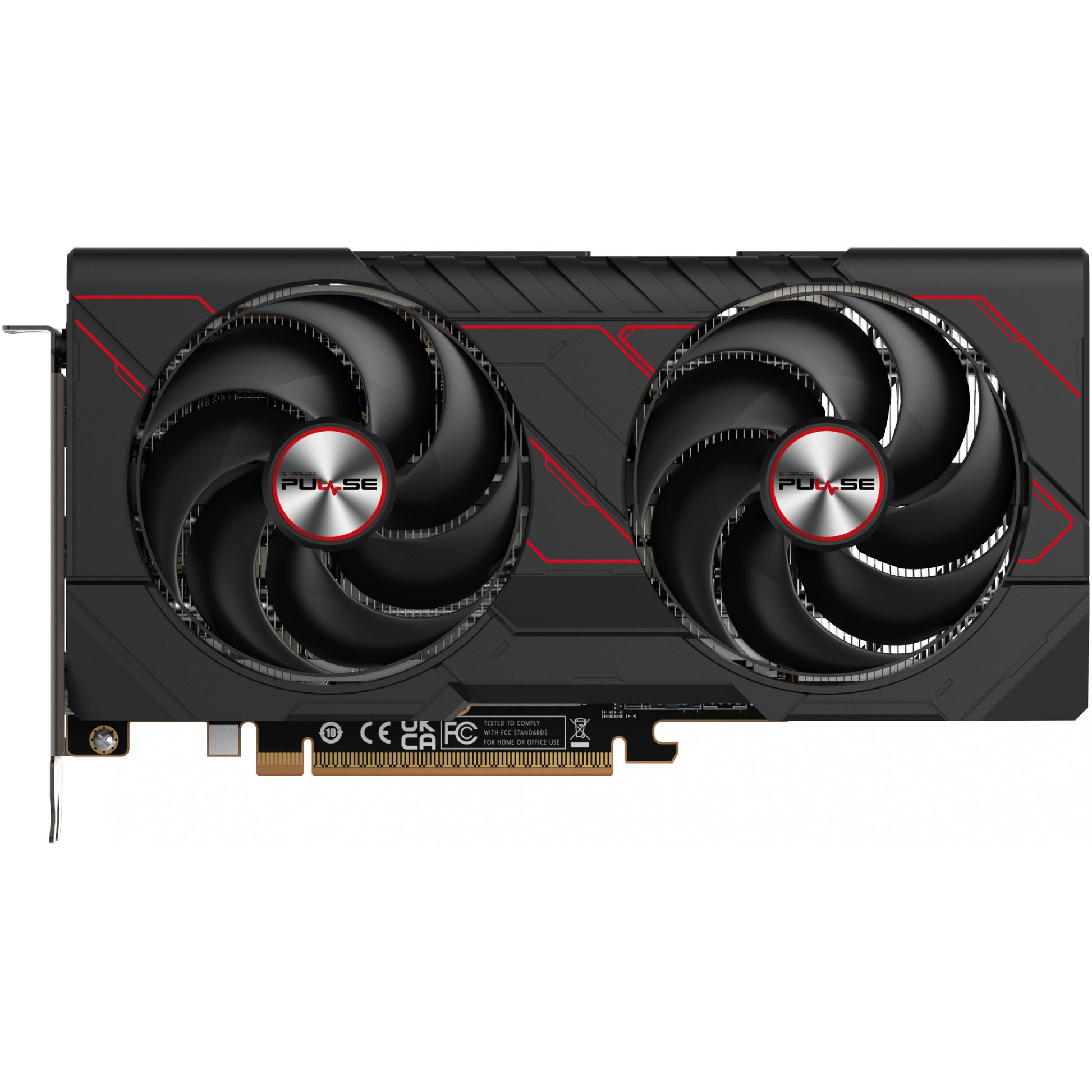 Sapphire PULSE AMD Radeon RX 9060 XT 16GB GPU. Radeon RX 9060 XT. 16 GB. GDDR6. 128 bita. 7680 x 4320 piksela. PCI Express x16 5.0