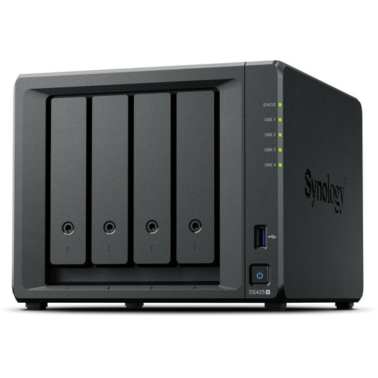 Synology DiskStation DS425+. NAS. Intel® Celeron®. J4125. 2GB. DDR4. 0TB