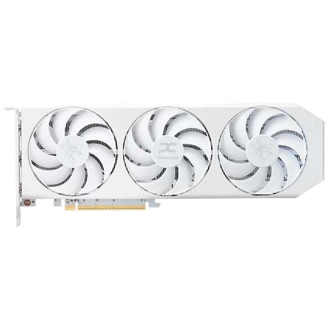 PowerColor Hellhound Radeon RX 9060 XT Spectral White. Radeon RX 9060 XT. 16 GB. GDDR6. 128 bita. 7680 x 4320 piksela. PCI Express x16 5.0