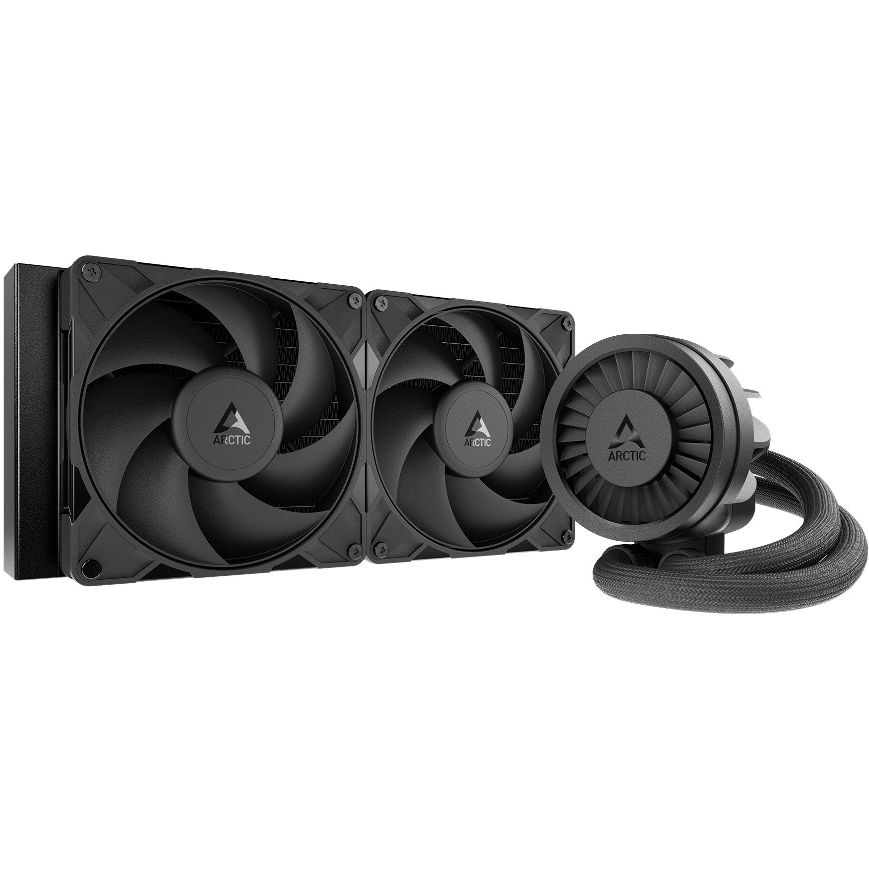 ARCTIC Liquid Freezer III Pro 280 - Višekompatibilni all-in-one CPU hladnjak za vodu. All-in-one tečni hladnjak. 14 cm. 186 m³/h. Crni