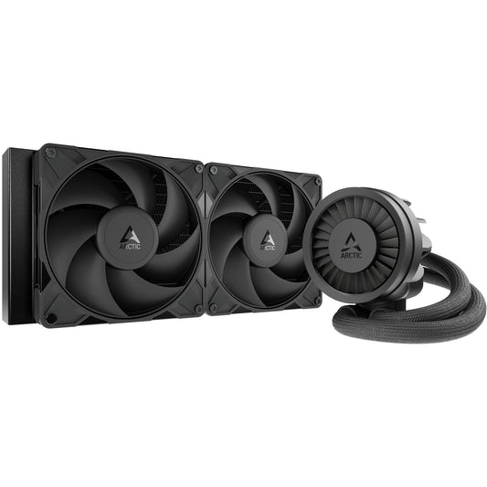 ARCTIC Liquid Freezer III Pro 280 - Višekompatibilni all-in-one CPU hladnjak za vodu. All-in-one tečni hladnjak. 14 cm. 186 m³/h. Crni