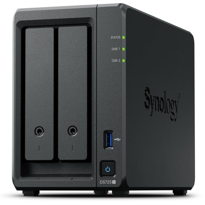 Synology DiskStation DS725+. NAS. Ugrađeni Ryzen. R1600. 4GB. DDR4. 0TB