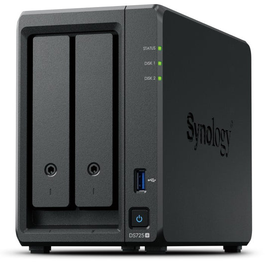 Synology DiskStation DS725+. NAS. Ugrađeni Ryzen. R1600. 4GB. DDR4. 0TB