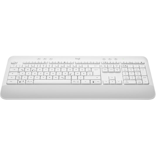 Logitech 920-010967. Puna veličina (100%). Bežično. Bluetooth. Membranski prekidači. QWERTZ raspored. Bijela.