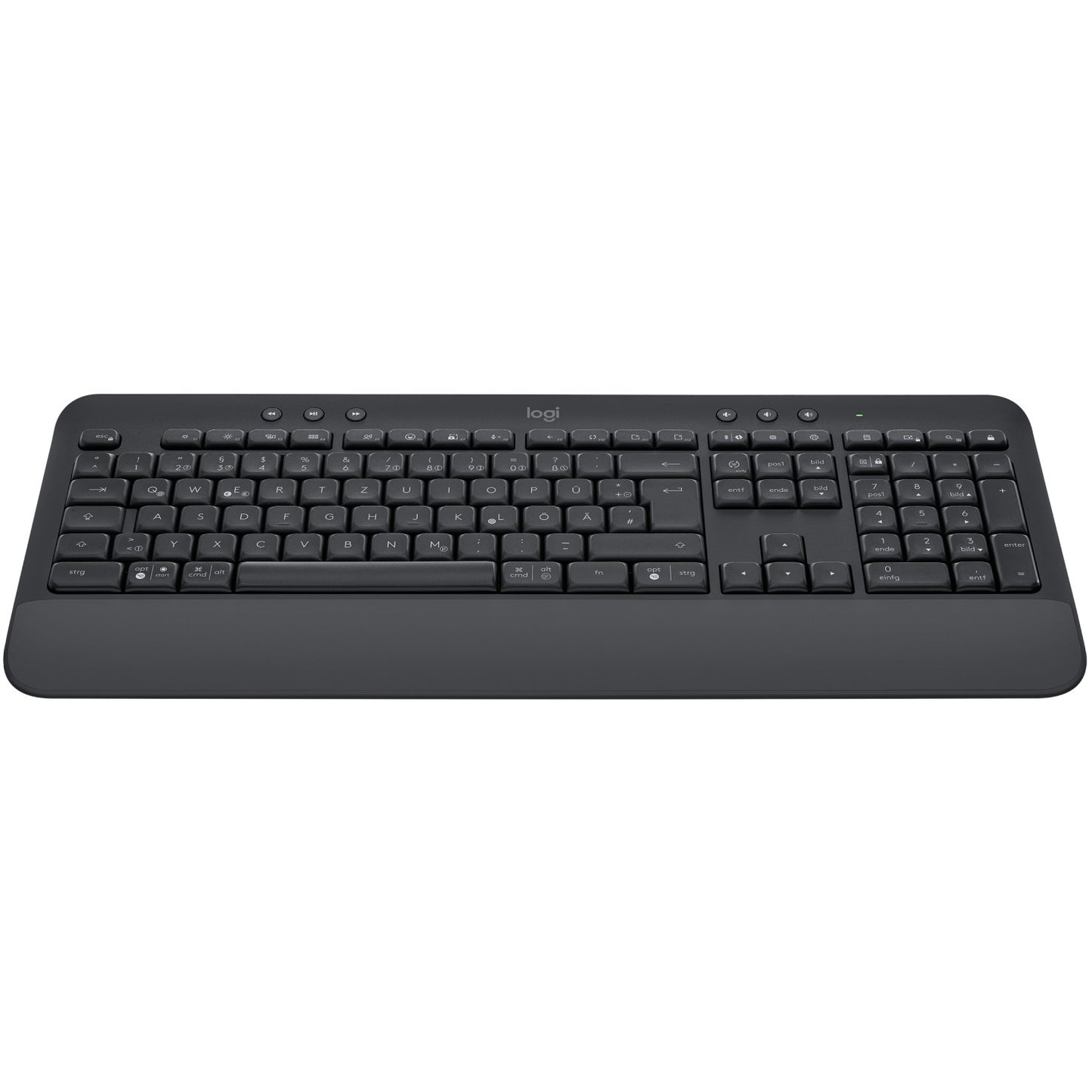 Logitech 920-010913. Puna veličina (100%). Bežično. Bluetooth. Membranski prekidači. QWERTZ raspored. Grafit.