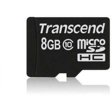 Transcend 8GB microSDHC Klasa 10 UHS-I (Ultimate). 8GB. MicroSDHC. Klasa 10. MLC. 90MB/s. Klasa 1 (U1)