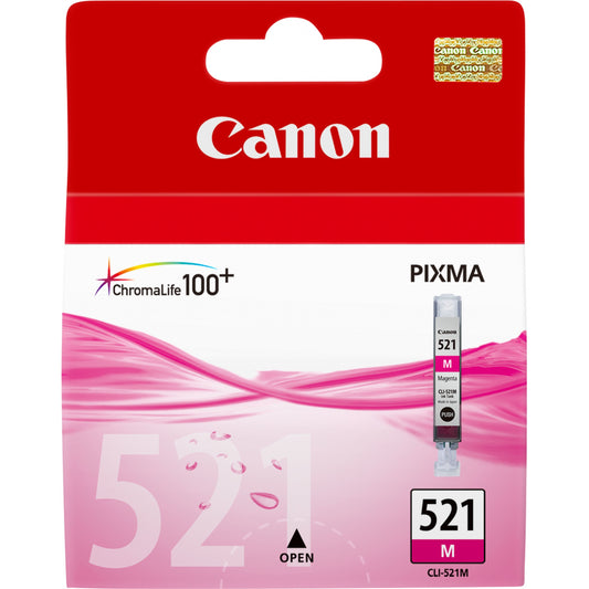 Canon CLI-521M magenta tinta. Magenta. Tinta na bazi pigmenta. 1 komad.