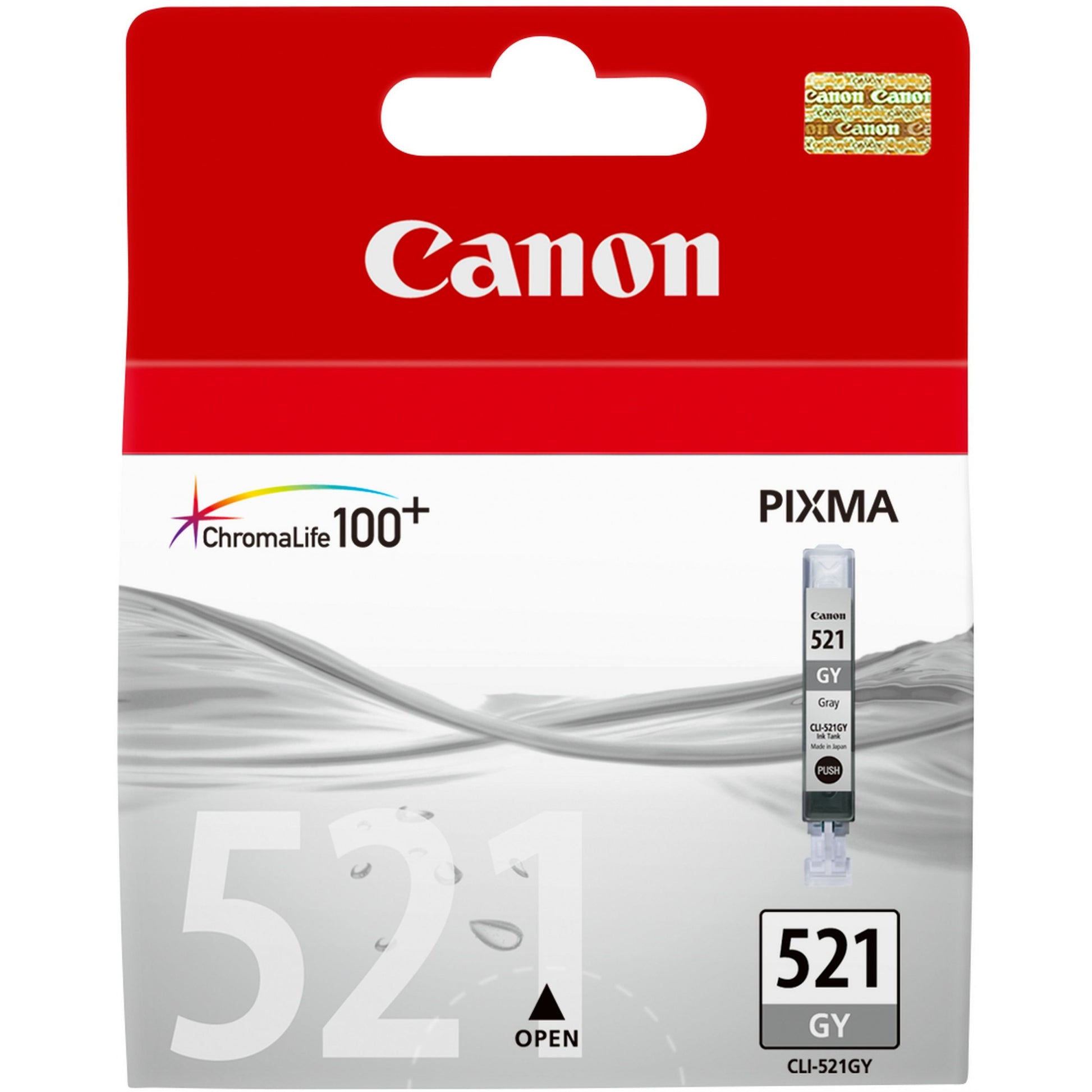 Canon CLI-521GY siva tinta. Siva. Tinta na bazi pigmenta. 1 komad.