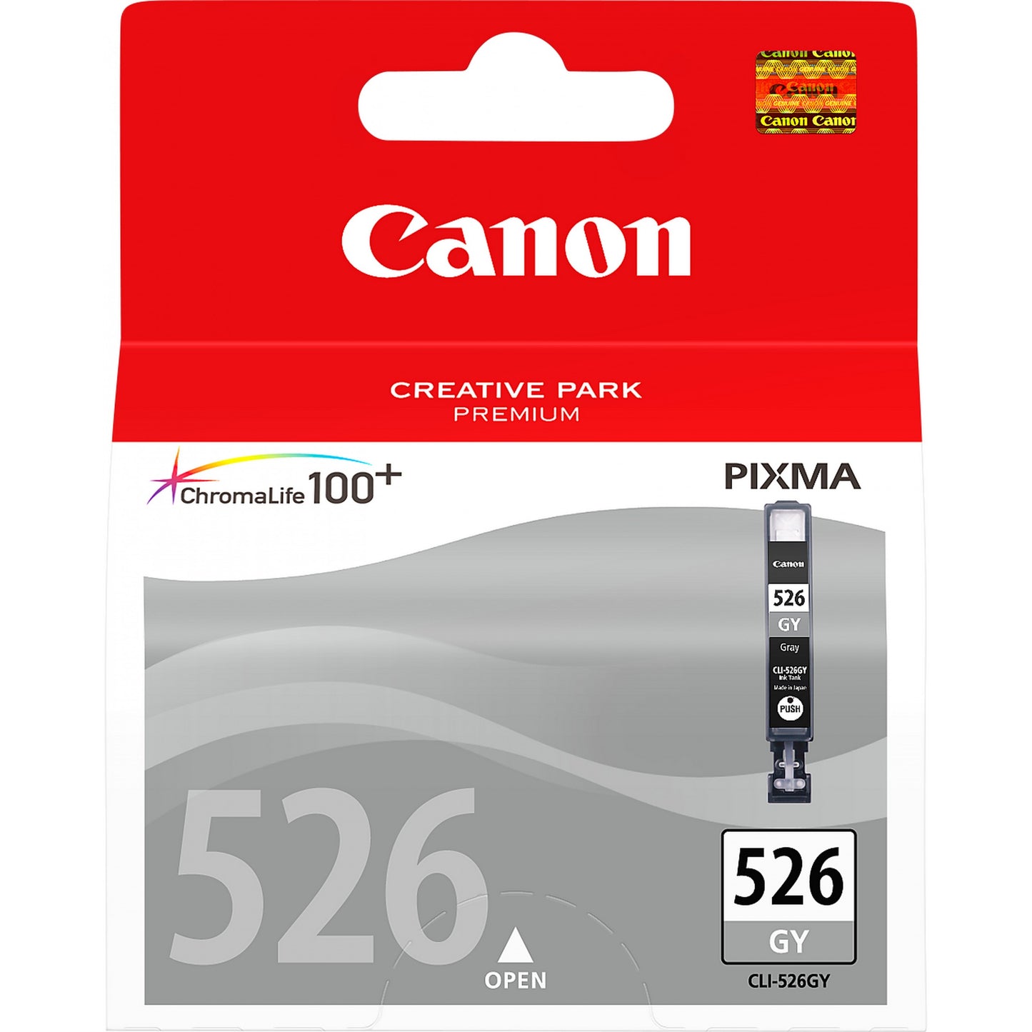 Canon CLI-526GY siva tinta. Siva. Tinta na bazi pigmenta. 1 komad.