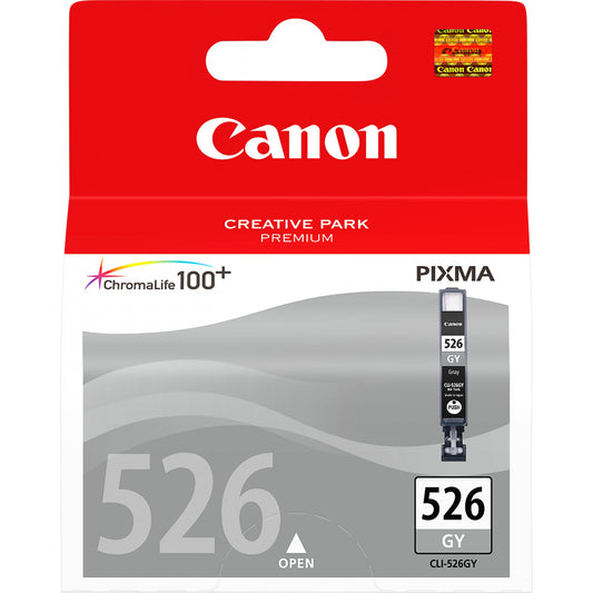 Canon CLI-526GY siva tinta. Siva. Tinta na bazi pigmenta. 1 komad.