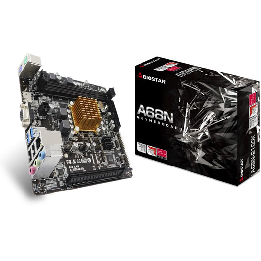 Biostar A68N-2100K. AMD. E1-6010. DDR3 SDRAM. DDR3L SDRAM. 16 GB. DIMM. 1.25V