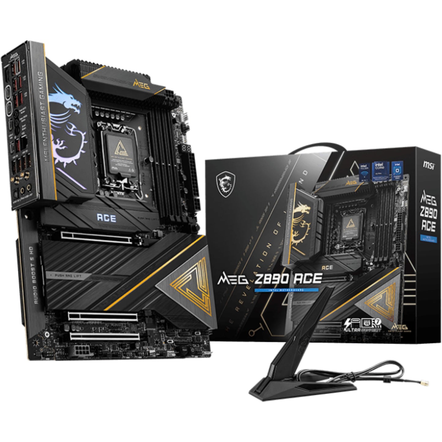 MSI MEG Z890 ACE. Intel. LGA 1851 (Socket V1). Intel Core Ultra (Serija 2). Intel LGA1851. 256GB. DDR5 SDRAM.