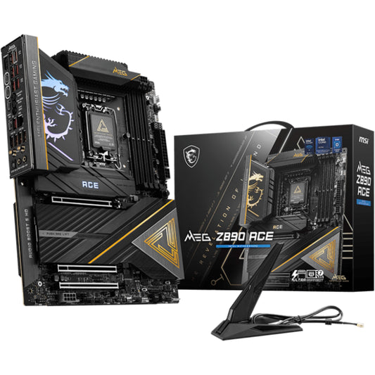 MSI MEG Z890 ACE. Intel. LGA 1851 (Socket V1). Intel Core Ultra (Serija 2). Intel LGA1851. 256GB. DDR5 SDRAM.
