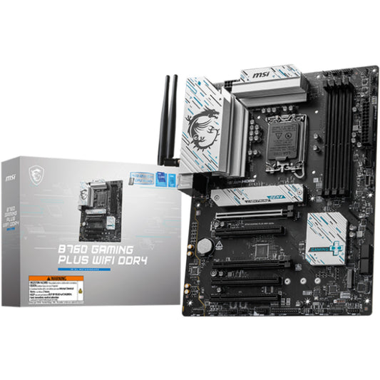 MSI B760 GAMING PLUS WIFI DDR4. Intel. LGA 1700. Intel® Celeron®. Intel® Pentium® Gold. LGA 1700. 128GB. DDR4 SDRAM