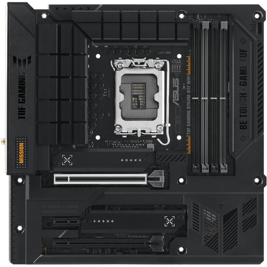 ASUS TUF GAMING B760M-BTF WIFI. Intel. LGA 1700. Intel® Celeron®. Intel® Core™ i3. Intel® Core™ i5. Intel® Core™ i7. Intel® Core™ i9..... LGA 1700. DDR5 SDRAM. 192 GB
