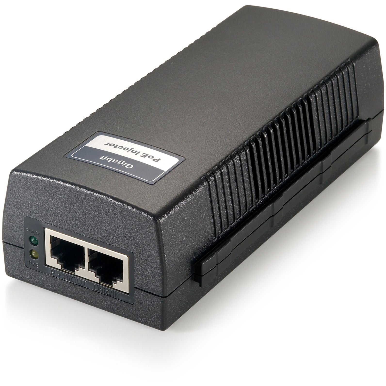 LevelOne Gigabit PoE injektor. 30W. Gigabit Ethernet. 10, 100, 1000 Mbps. Crni. Domet 100 m. PoE. Napajanje. 52 V