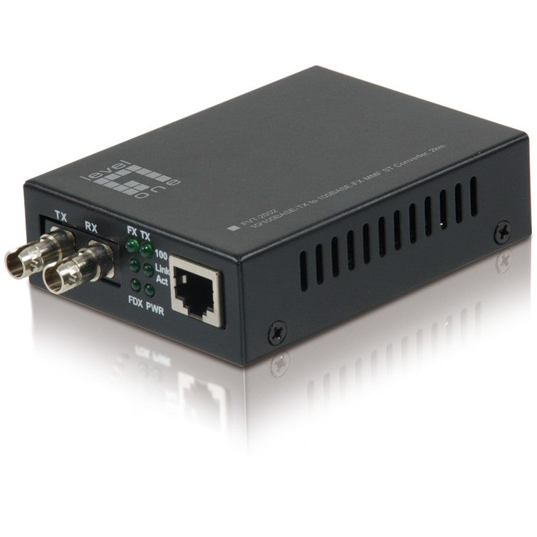 LevelOne FVT-2002. 100 Mbps. 10Base-T. 100Base TX. 100Base FX. IEEE 802.3. IEEE 802.3u. IEEE 802.3x. Brzi Ethernet. 10.100 Mbps