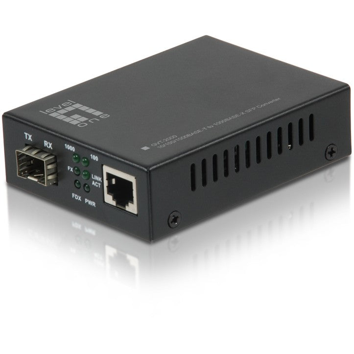 LevelOne GVT-2000. 1000 Mbps. 10Base-T. 100Base TX. 1000Base-T. 1000Base-LX. 1000Base SX. IEEE 802.3. IEEE 802.3ab. IEEE 802.3u. IEEE 802.3x. IEEE 802.3z. Gigabitni Ethernet. 10,100,1000 Mbps