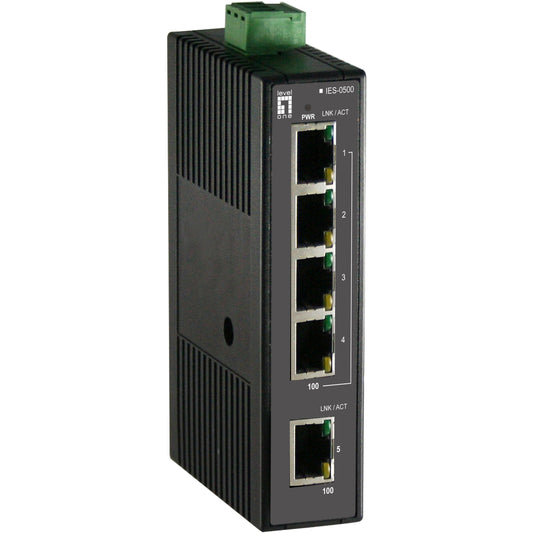 LevelOne IES-0500. Neupravljan. Brzi Ethernet (10/100). Puni dupleks.