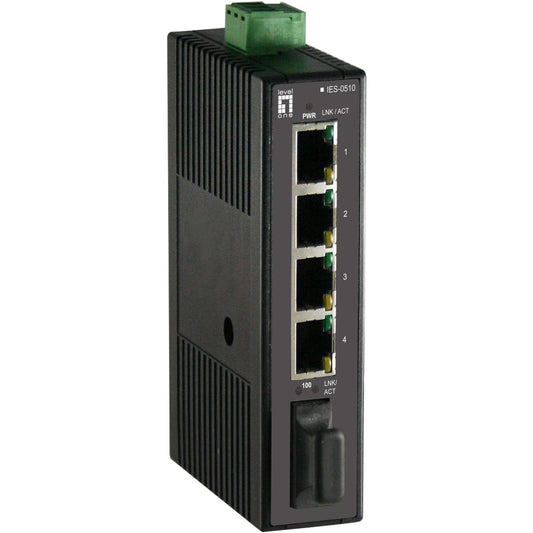 LevelOne IES-0510. Neupravljan. Brzi Ethernet (10/100). Puni dupleks.