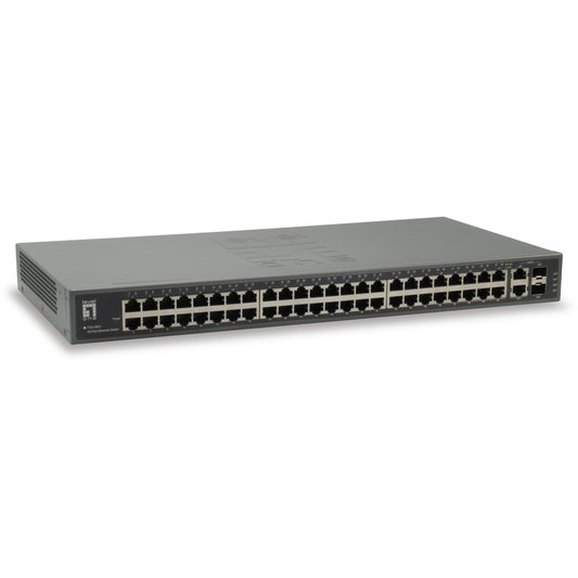 LevelOne FGU-5021. Brzi Ethernet (10/100). Puni dupleks. Montaža u rack.
