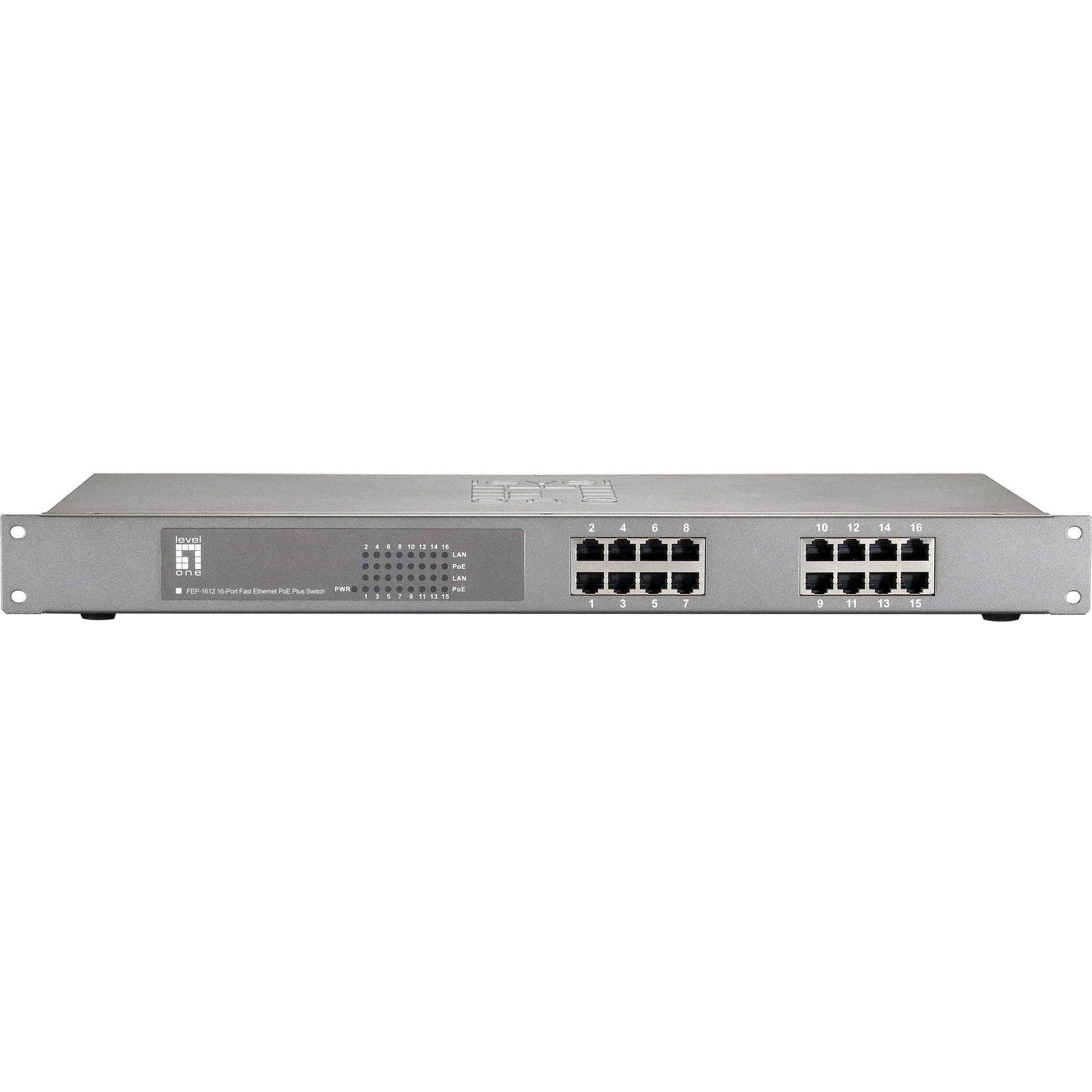 LevelOne FEP-1612W150. Brzi Ethernet (10/100). Puni dupleks. Napajanje preko Etherneta (PoE).