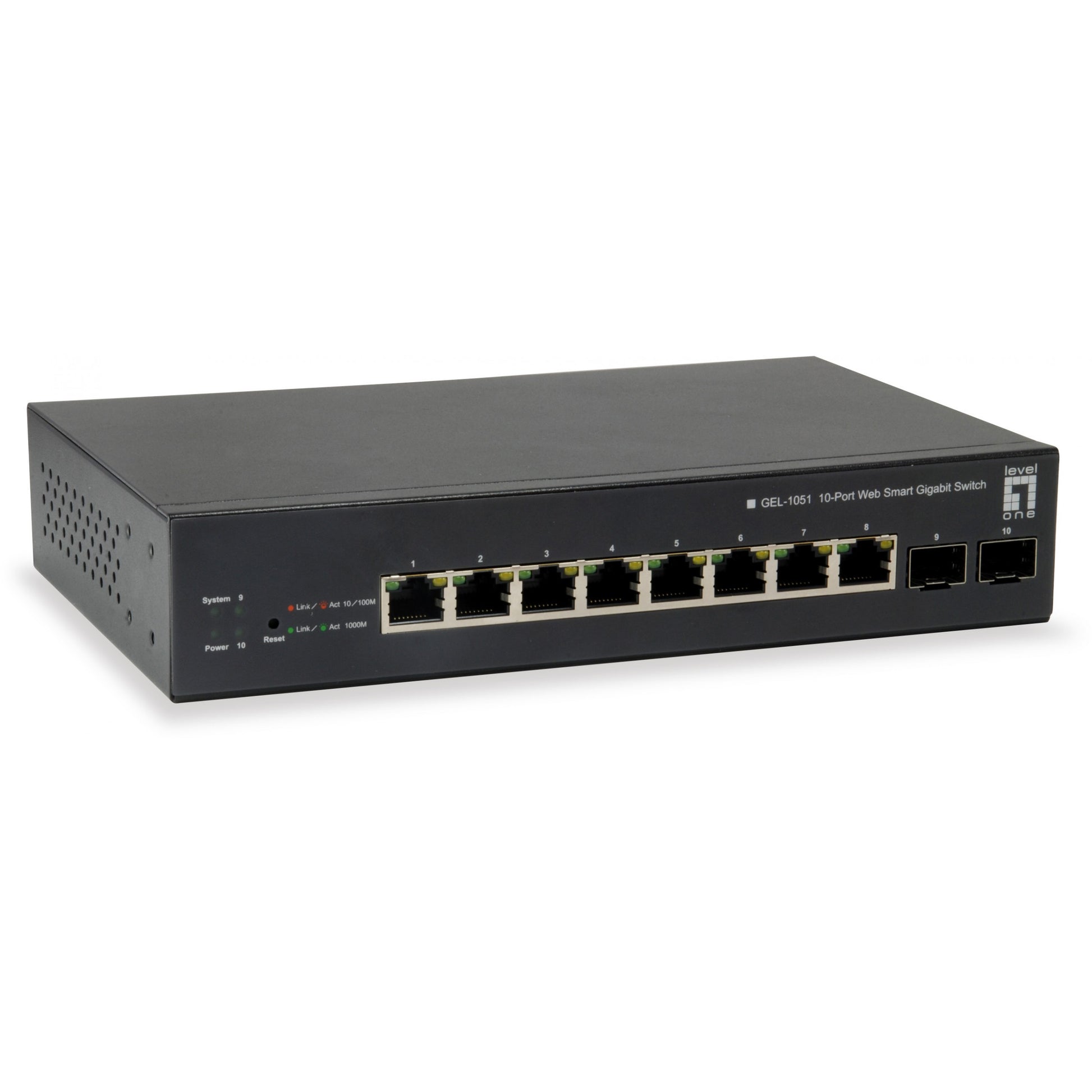 LevelOne GEP-1051. Upravljani. L2/L3/L4. Gigabit Ethernet (10/100/1000). Napajanje preko Etherneta (PoE). Ugradnja u rack.