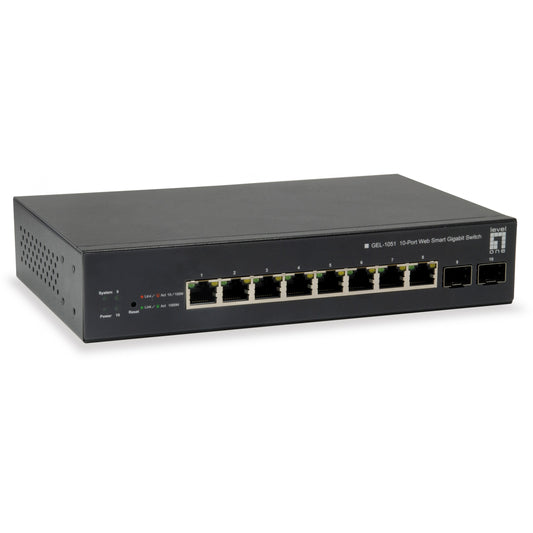 LevelOne GEP-1051. Upravljani. L2/L3/L4. Gigabit Ethernet (10/100/1000). Napajanje preko Etherneta (PoE). Ugradnja u rack.