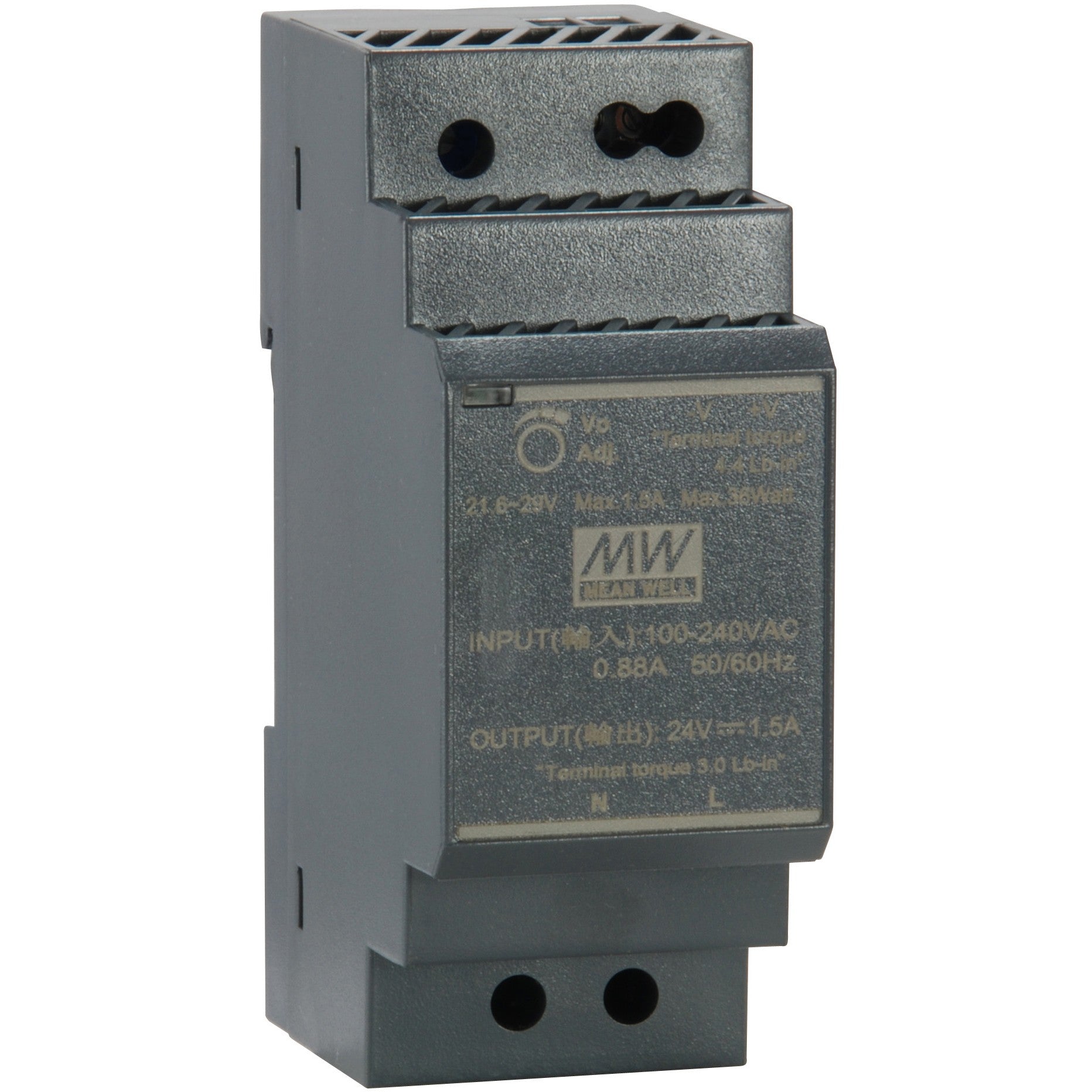 LevelOne POW-2411. 30 W. 85 - 264 V. 36 W. Prenapon. Zaštita od preopterećenja. Zaštita od kratkog spoja. 968100 h. Crna.