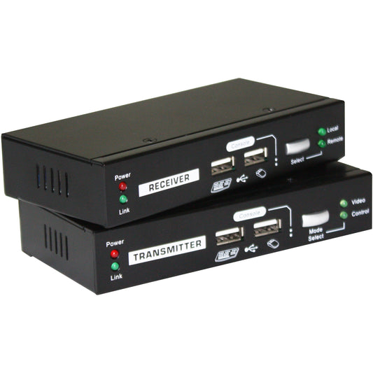 LevelOne KVM preko Cat.5 produživača. Predajnik i prijemnik. Žični. 100 m. Cat5. Cat5e. 1920 x 1200 piksela. Kombinacija tipki. Dugmad.