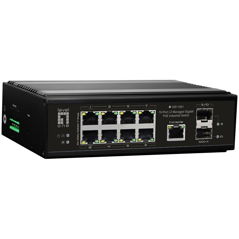 LevelOne IGP-1061. Upravljani. L2. Gigabit Ethernet (10/100/1000). Napajanje preko Etherneta (PoE).