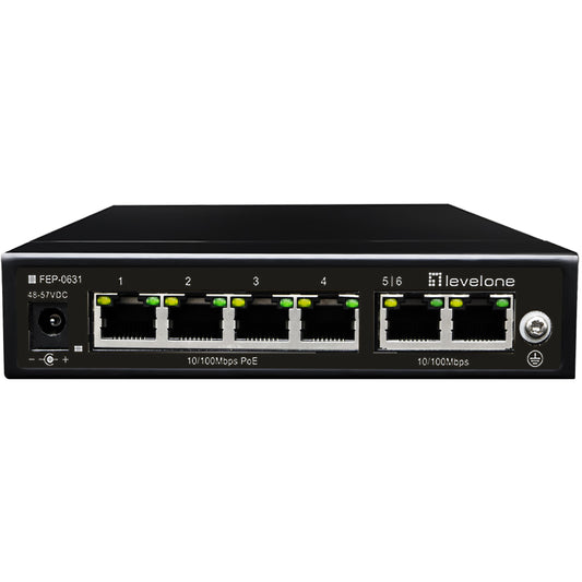 LevelOne FEP-0631. Brzi Ethernet (10/100). Napajanje preko Etherneta (PoE)