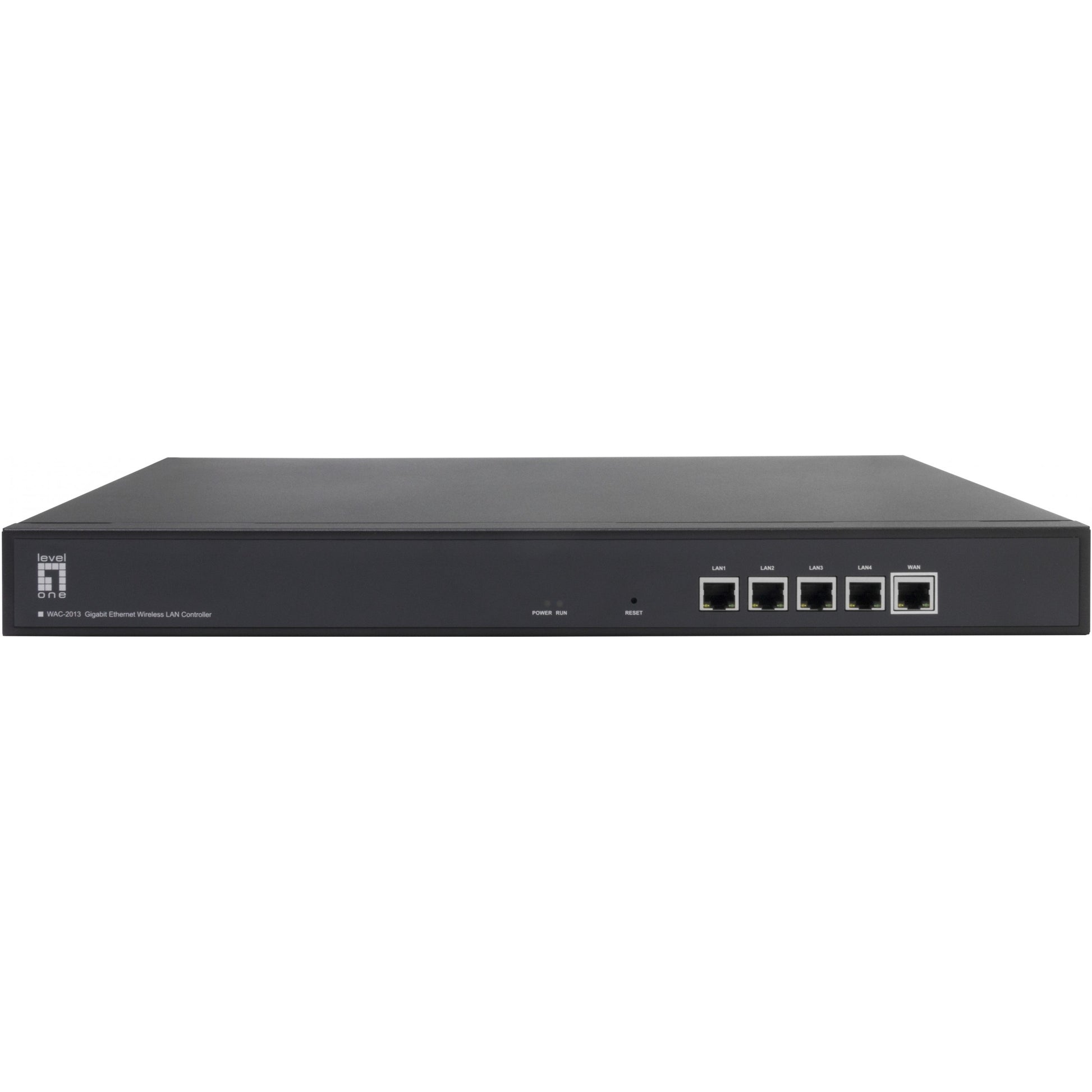 LevelOne Gigabit WLAN kontroler za do 256 pristupnih tačaka. Crna. Metalna. Aktivnost. Veza. Performanse. 512 MB. 16 MB. 10, 100, 1000 Mbps.