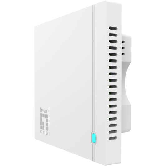 LevelOne AX1800 dvopojasna Wi-Fi 6 ugradbena PoE bežična pristupna tačka. 2.4GHz. 5GHz. 1800 Mbps. WPA2-AES. WPA3. 10,100,1000 Mbps