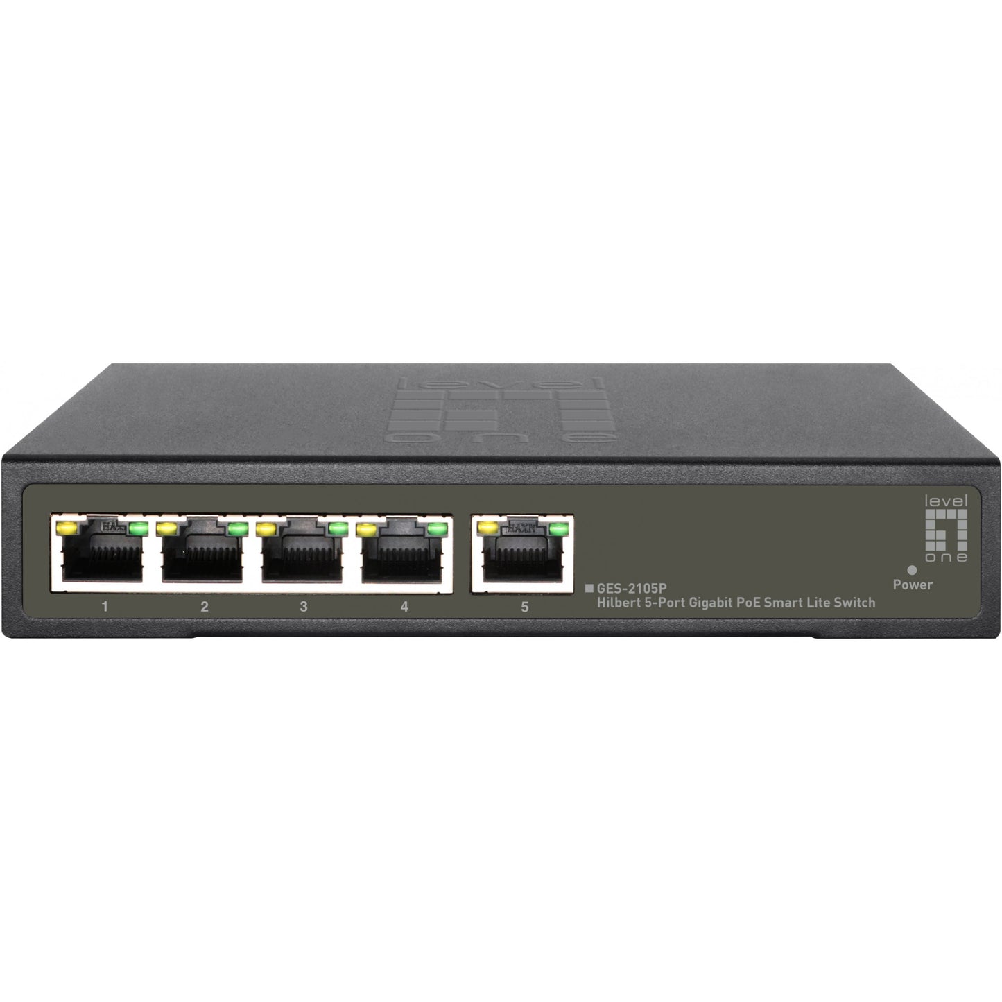 LevelOne Hilbert 5-portni gigabitni PoE Smart Lite prekidač. 802.3at/af PoE. 4 PoE izlaza. 60W PoE budžet napajanja. Upravljani. L2. Gigabit Ethernet (10/100/1000). Potpuni dupleks. Napajanje preko Etherneta (PoE)