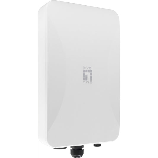 LevelOne AX3000 dvopojasna Wi-Fi 6 vanjska PoE WLAN pristupna tačka. višesmjerna. 2.4GHz. 5GHz. 3000 Mbps. WPA2. WPA3. 10,100,1000 Mbps