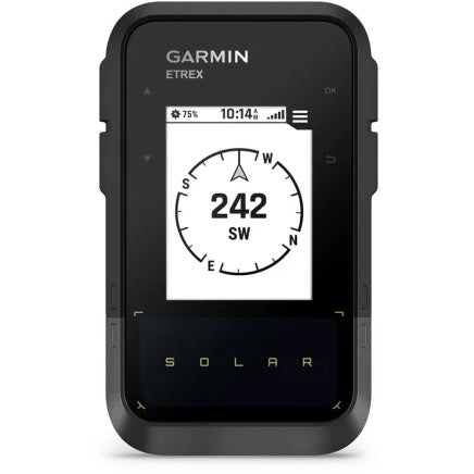 Garmin eTrex Solar. 5,49 cm (2,16"). 240 x 320 piksela. 33 x 44 mm. 28 MB. Ručni. Crna. Siva.