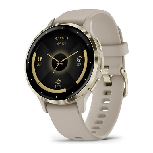 Garmin Venu 3S francusko siva/meko zlatna
