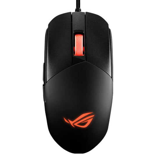 ASUS ROG Strix IMPACT III. Desna. Optička. USB Tip-A. 12000 DPI. Crna.