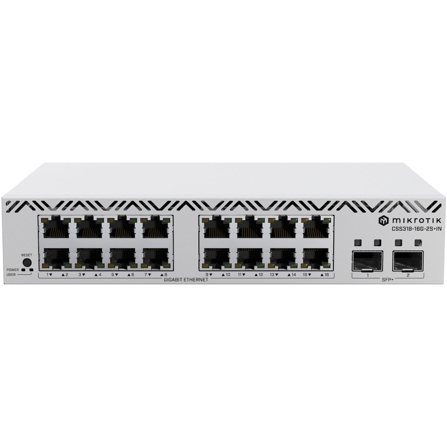 Mikrotik CSS318-16G-2S+IN. Upravljani. Gigabit Ethernet (10/100/1000). Montaža za rack.