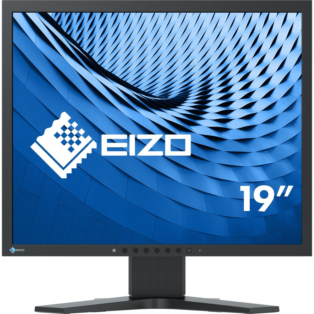 EIZO FlexScan S1934H-BK. 48,3 cm (19"). 1280 x 1024 piksela. SXGA. LED. 14 ms. Crni