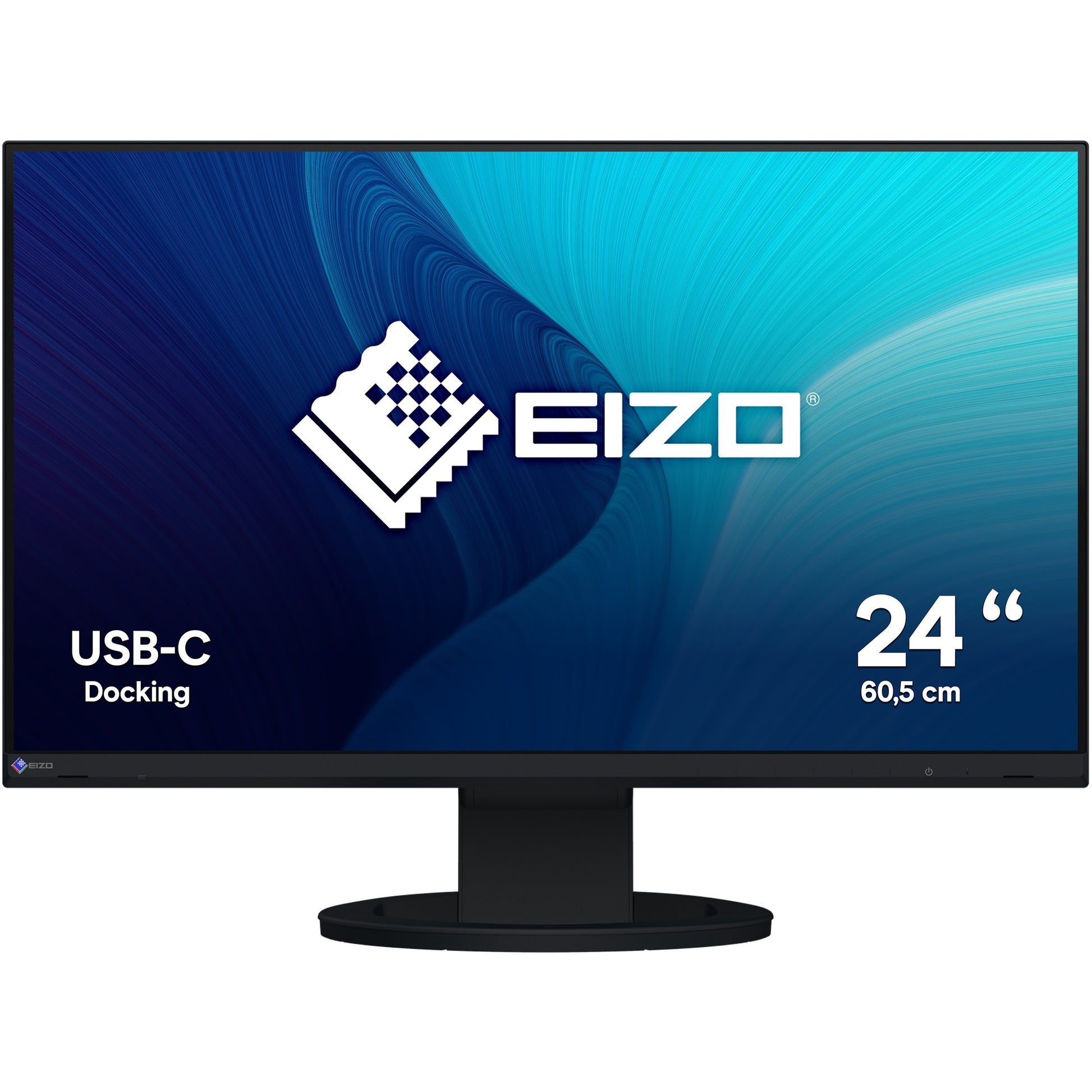 EIZO FlexScan EV2480-BK. 60,5 cm (23,8"). 1920 x 1080 piksela. Full HD. LED. 5 ms. Crni