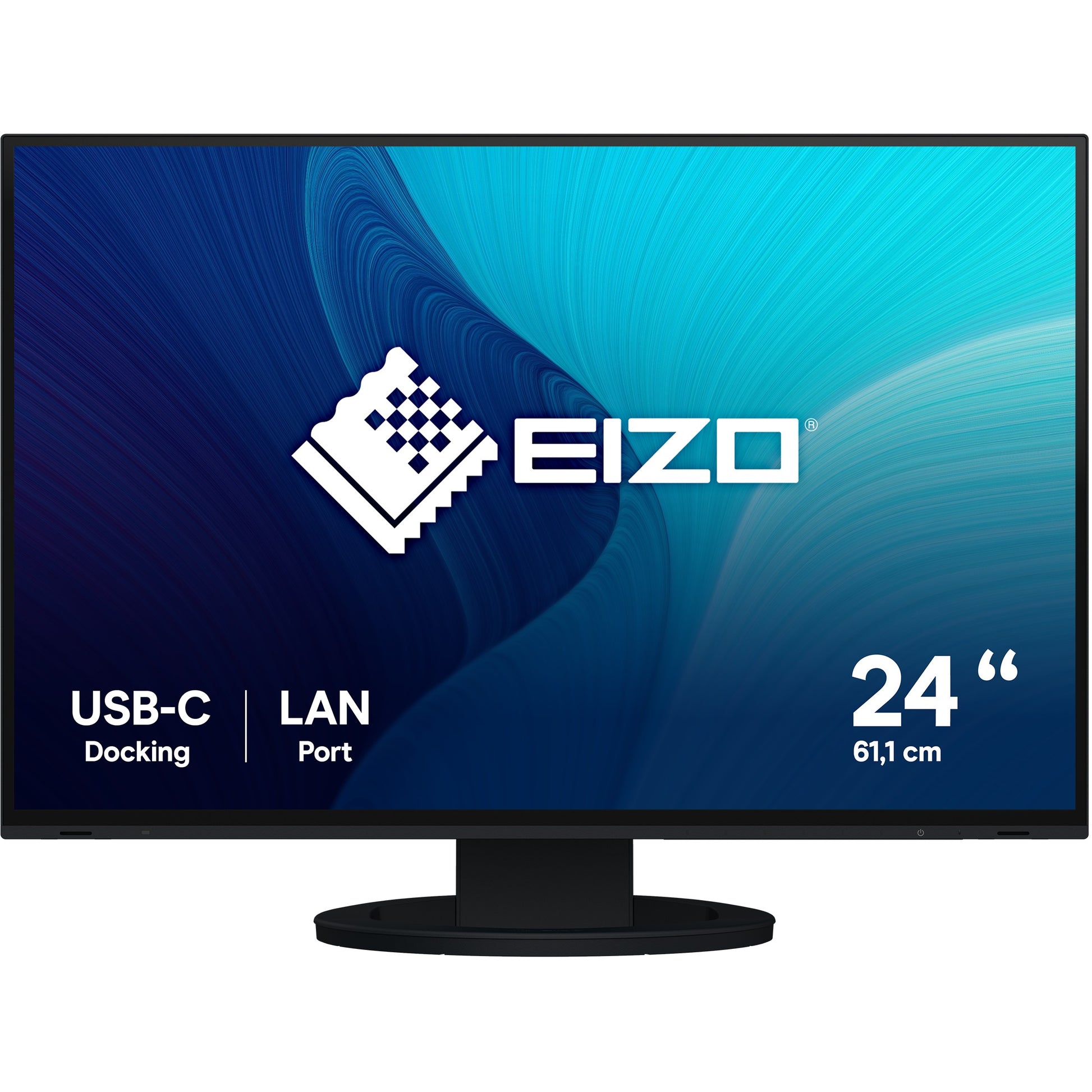 EIZO FlexScan EV2495-BK. 61,2 cm (24,1"). 1920 x 1200 piksela. WUXGA. LED. 5 ms. Crni