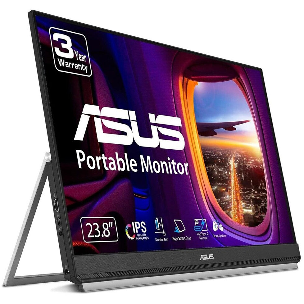 ASUS ZenScreen MB249C. 60,5 cm (23,8"). 1920 x 1080 piksela. Full HD. LED. 5 ms. Crni