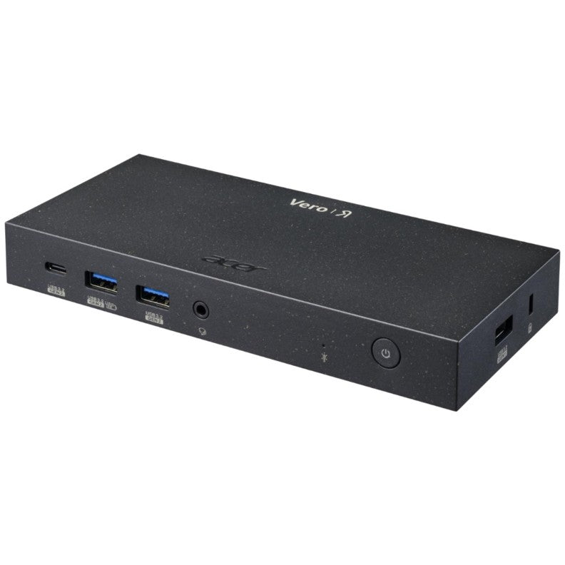 Acer Vero MST Dock M33 100W PD - Crna EU (maloprodajno pakovanje). Žični. USB 3.2 Gen 2 (3.1 Gen 2) Type-C. 100W. 3.5mm. 10,100,1000 Mbps. Crna