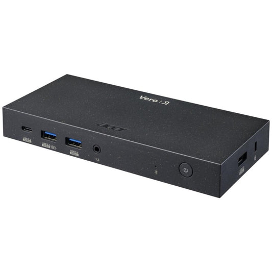 Acer Vero MST Dock M33 100W PD - Crna EU (maloprodajno pakovanje). Žični. USB 3.2 Gen 2 (3.1 Gen 2) Type-C. 100W. 3.5mm. 10,100,1000 Mbps. Crna
